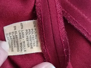 Abito smanicato bordeaux vintage primi anni 2000