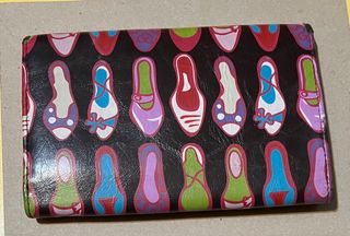 Cartera/Monedero estampado de zapatos