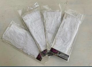 Guantes de rejilla blancos comunión. Talla Unica.