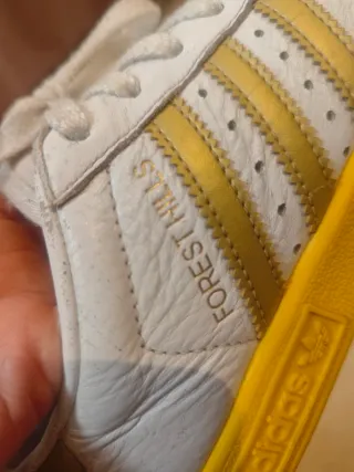 Zapatillas Adidas Forest Hills Blancas y Doradas