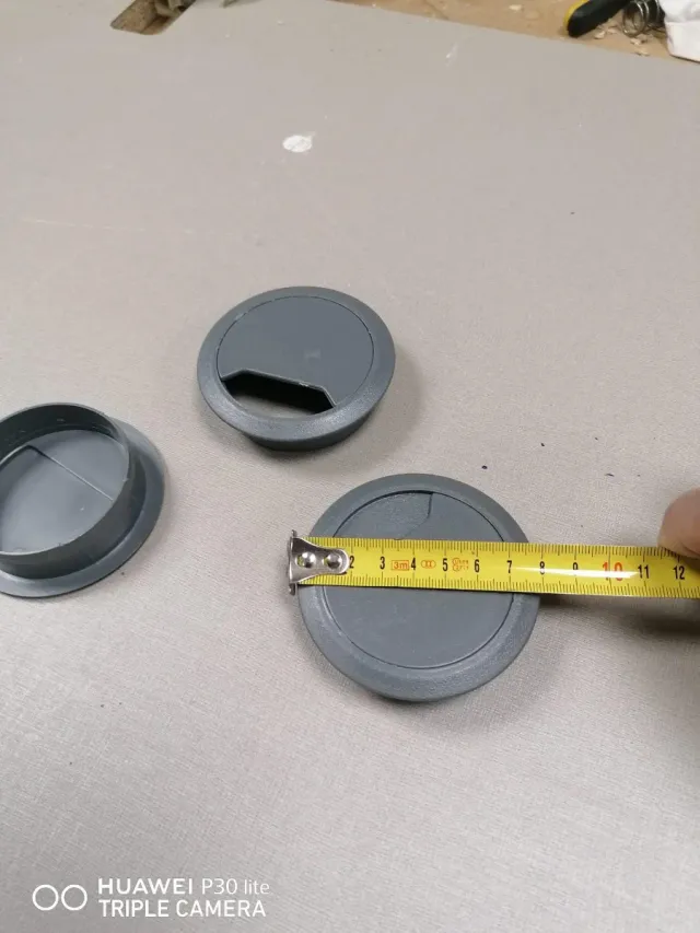 Pasacables para escritorio (3 unidades)