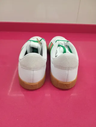 Zapatillas Adidas Hombre Blancas y Verdes