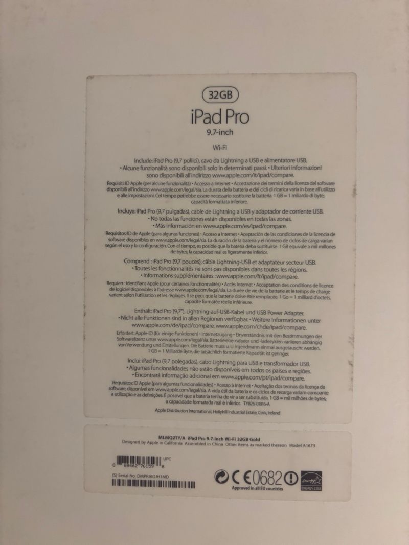 iPad Pro 9.7 32GB Oro MLMQ2TY afbeelding 4