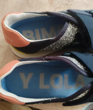 Zapatillas Bimba y Lola brillantes talla X