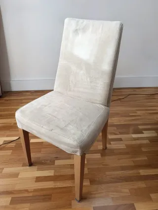 4 Sillas de Comedor Beige