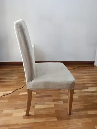 4 Sillas de Comedor Beige