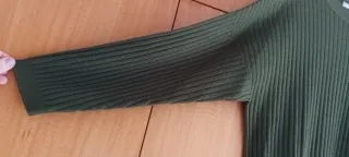 Vestido de punto verde