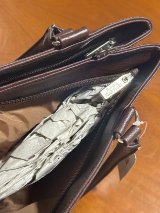 Bolso Mujer Paco Martínez M&M Marrón Nuevo