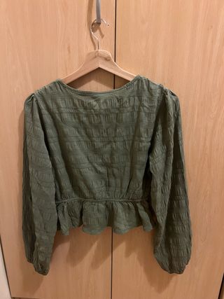 Blusa verde SHEIN talla S