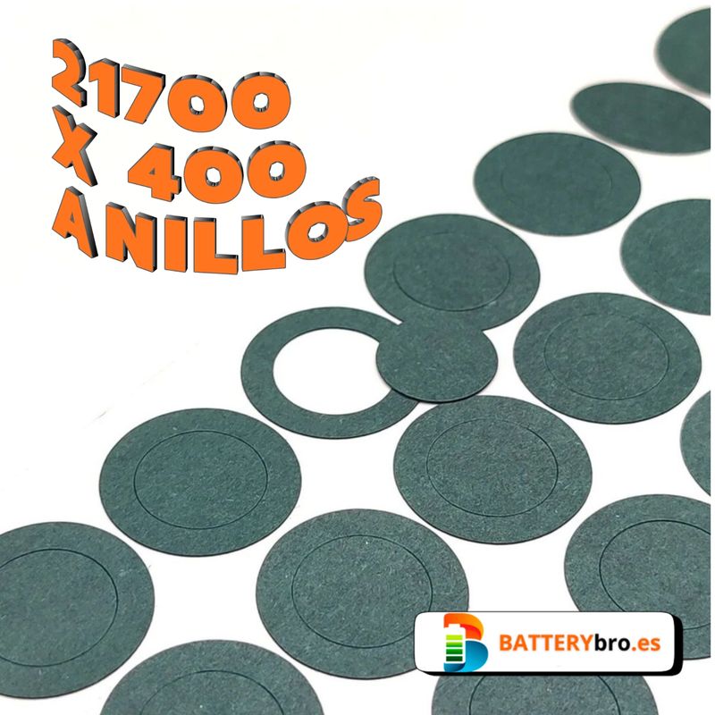 400 Anillos Aislantes para Baterías 21700 afbeelding 4