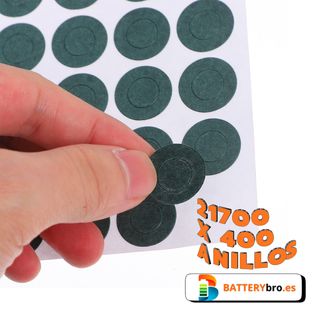 400 Anillos Aislantes 21700 Báterias