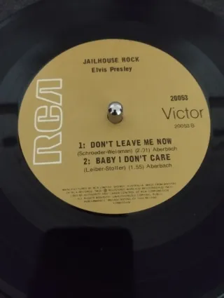 Vinilo Elvis Presley EP 7" Jailhouse Rock RCA 2005