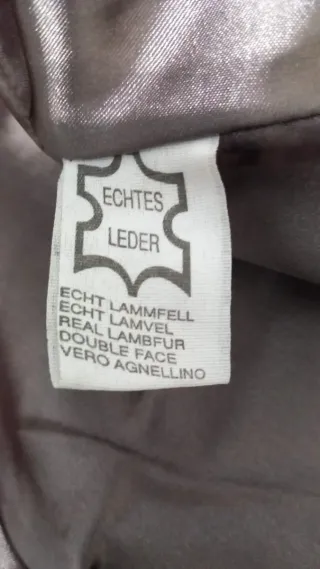 Chaqueta de piel natural