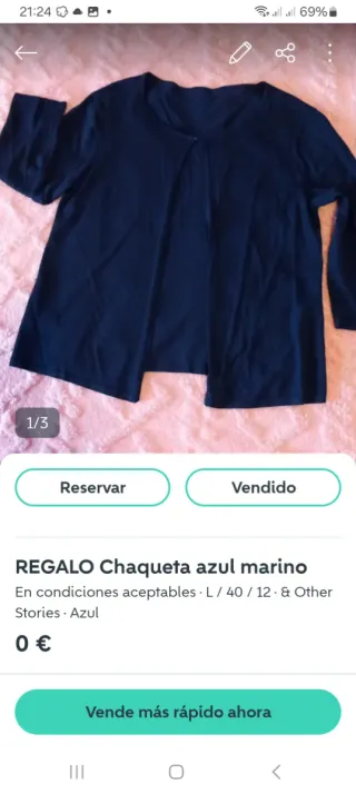 Camiseta Yessica C&A rayas manga 3/4