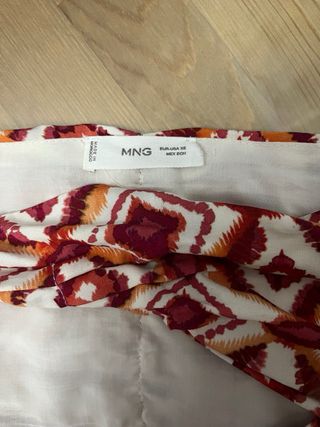 Vestido estampado corto