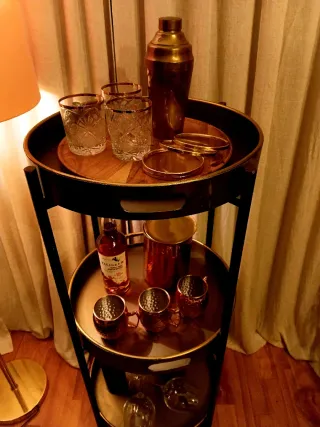 Estanteria desmontable tipo camarera bar