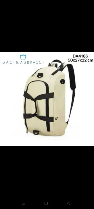 Borsone Zaino 2 in 1 Baci & Abbracci DA4186