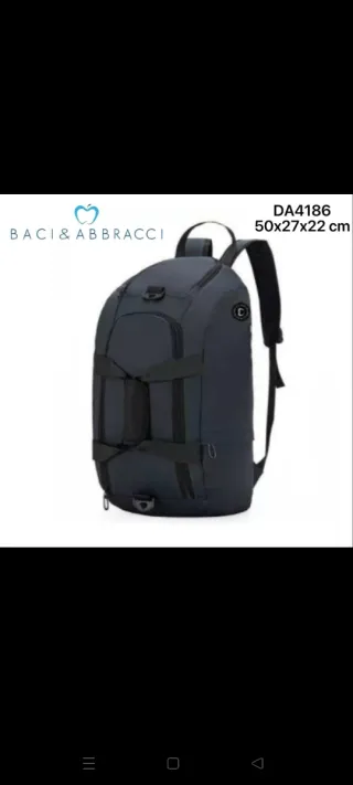 Borsone Zaino 2 in 1 Baci & Abbracci DA4186