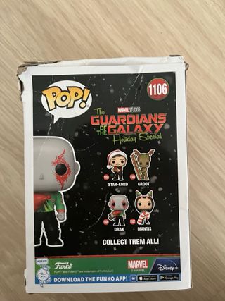 Funko Pop! Guardianes de la Galaxia Drax Navideño