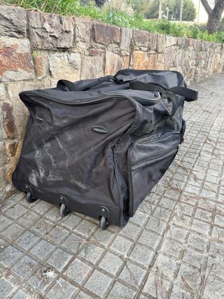 Bolsa de deporte grande negra