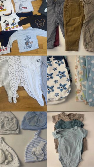 Lote ropa bebé 0-12 meses