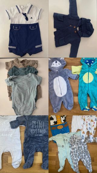 Lote ropa bebé 0-12 meses