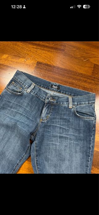 Jeans Dolce & Gabbana vintage a zampa
