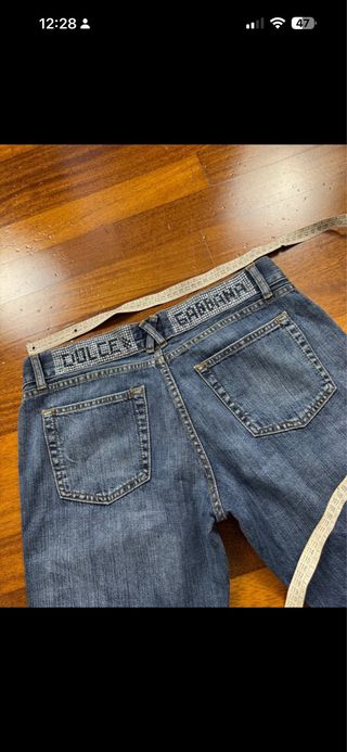 Jeans Dolce & Gabbana vintage a zampa