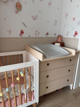 Cómoda bebé cambiador