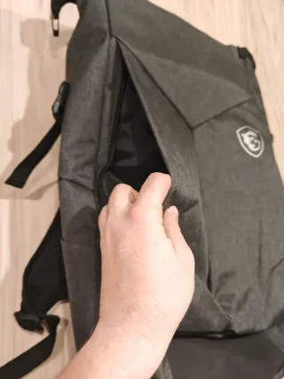 Mochila MSI Negra/Gris para portátil