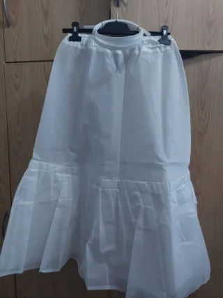 Enagua Comunión Talla M Blanca