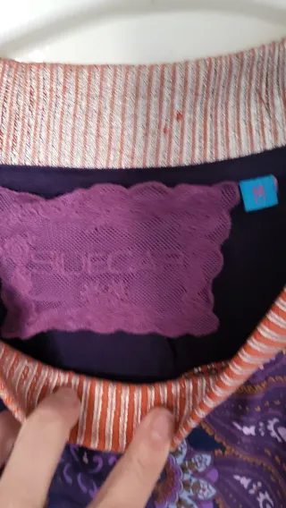 Camiseta Sidecar Morada y Dorada