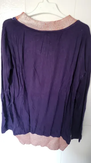 Camiseta Sidecar Morada y Dorada