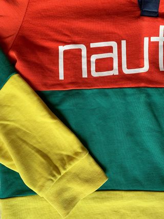 Camiseta Polo Manga Larga Nautica Multicolor