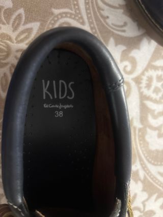 Zapatos náuticos piel azul marino Talla 38