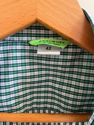 Camisa Mercadona Manga Corta Hombre Talla 42