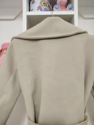 Cappotto elegante Candida beige taglia unica