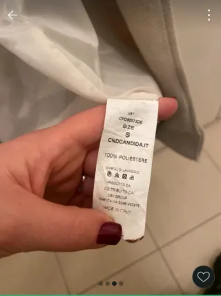 Cappotto elegante Candida beige taglia unica