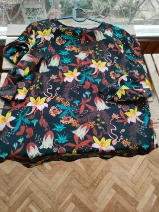 Camiseta manga larga estampada