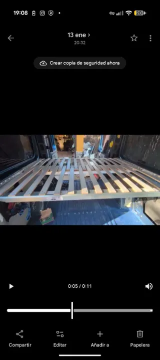 Somier extensible para Vivaro