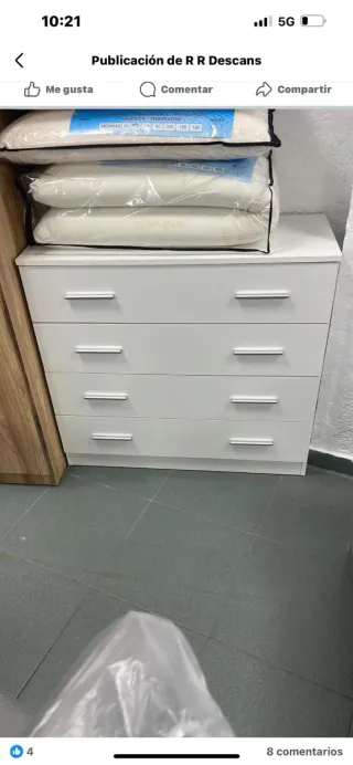 Cómodas y Mesas de Noche Madera