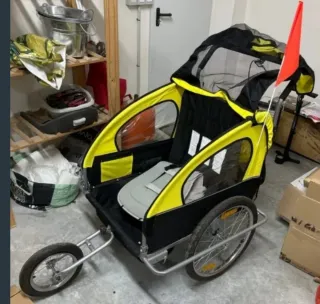 Carro remolque bici niños/perros