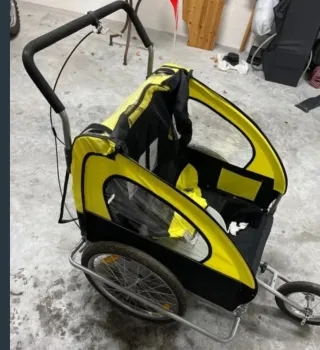 Carro remolque bici niños/perros