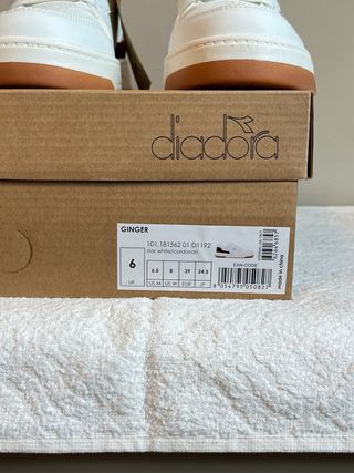 Scarpe Diadora Bianche Bordeaux Tg 39