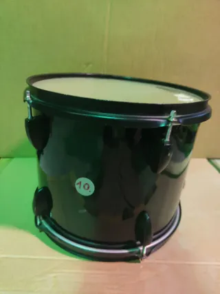 Tambores de batería negro de 12"