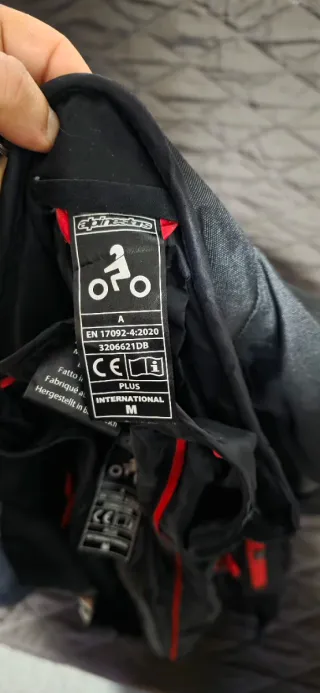 Chaqueta Alpinestars Talla M Negra