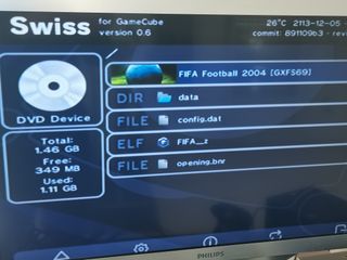 GameCube Morada + Mando + SD2SP2 +16GB DVD Recap