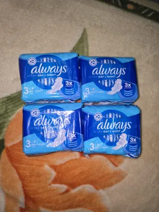 Pack de 4 paq compresas Always Ultra Día y noche