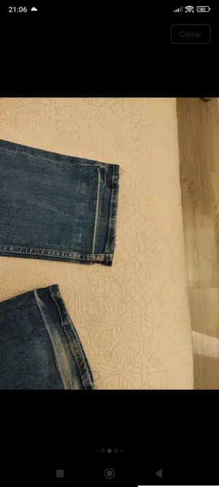 Pantalón vaquero recto Tommy Hilfiger azul