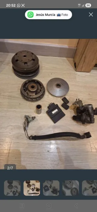 Suzuki Burgman 200 Recambios Variador Embrague